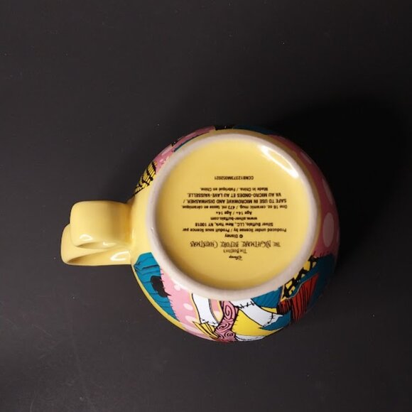 Disney The Nightmare Before Christmas Jack and Sally Patchwork Mug - Picture 8 of 8